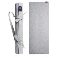 Коврик для бани и сауны «XXL» 160х55см, войлок светло-серый